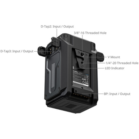SmallRig 5864 T99 - akumulator V-Mount z odpornością Triple-Proof - szczegóły